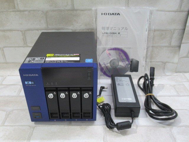 【中古】【AC互換品】【鍵無】 IO DATA HDL-Z4WQ4D Intel Celeron搭載 Windows Storage Server 2016 2ドライブ 法人向けNAS 1TB&times;4 【 中古 ビジネスホン NAS 業務用 電話機 本体】｜日商電販　店