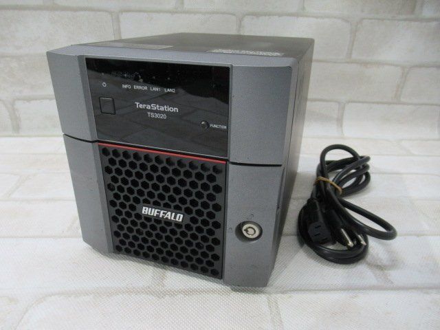 【中古】【鍵無】 TS3220DN0202 バッファロー / BUFFALO TS3220DNシリーズ 1TB&times;2 TERASTATION 【 中古 ビジネスホン NAS 業務用 電話機 本体】｜日商電販　店
