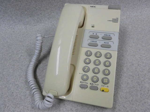 楽天市場】【中古】T-3600電話機(SW)NEC Dterm25D単体電話機 シンプル 