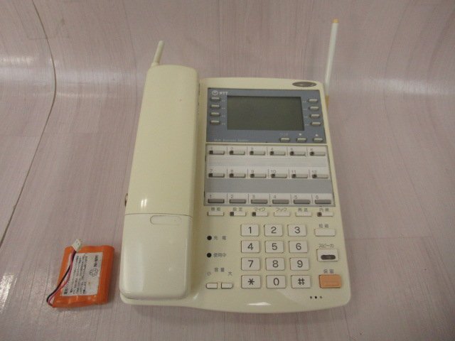 【中古】IX-12LCCLTEL-(1) NTT αIX 12外線カールコードレス電話機 【ビジネスホン 業務用 電話機 本体】