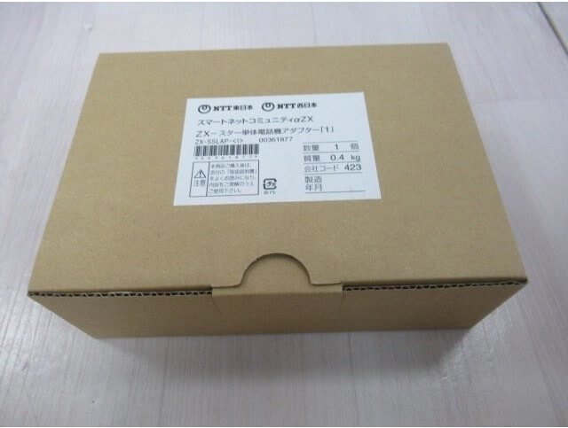 【未使用品】ZX-SSLAP-(1) NTT αZX スター単体アダプタ【ビジネスホン 業務用 電話機 本体】｜日商電販　店