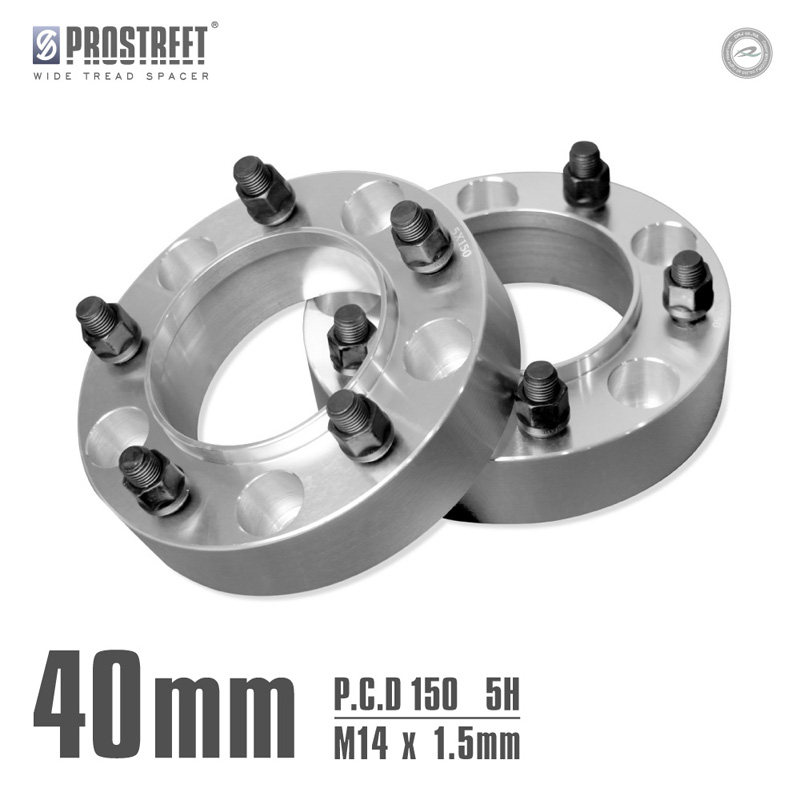 【送料無料】ワイドトレッドスペーサー 40mm 2枚セット トヨタ ランクル 100系 200系 専用設計 PCD150-5H M14xP1.5 40mm ワイトレ「MB-40」