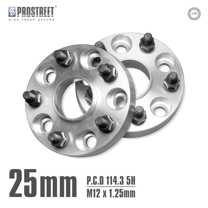 【送料無料】ワイドトレッドスペーサー 25mm 2枚セット ハブセントリック付き ニッサン専用 PCD114.3-5H M12xP1.25 25mm ワイトレ「NB-25」