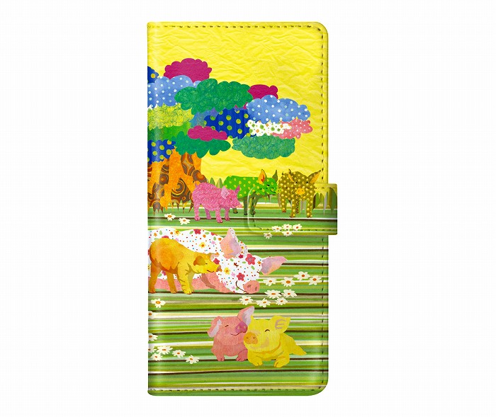 楽天市場 スーパーセール 大特価 Xperia 10 Iii So 52b Sog04ケース 手帳型 So 51b So 52a So 41a Sov43 So 51a Sog01 Sov42 So 01m スマホケース カバー エクスペリア スタンド付 手帳 Como デザイン ブタさん親子 なかよし ほのぼの スマホケース カバー専門デザスマ