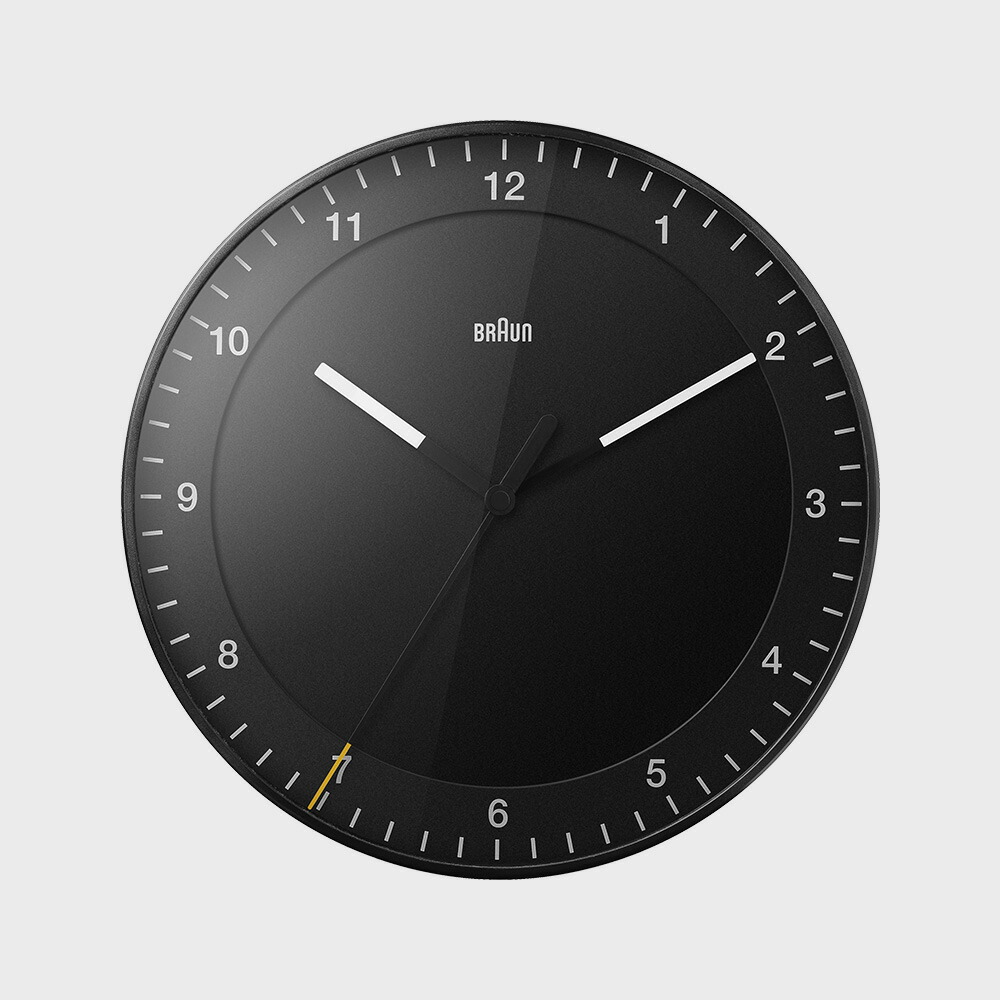 【LINEおともだち追加でｸｰﾎﾟﾝ】壁掛け時計 掛け時計 / BRAUN ブラウン BC17 白 黒 [ 壁掛け 掛時計 ウォールクロック 北欧 オシャレ BRAUN ブラウン おしゃれ ]【クーポン対象外】