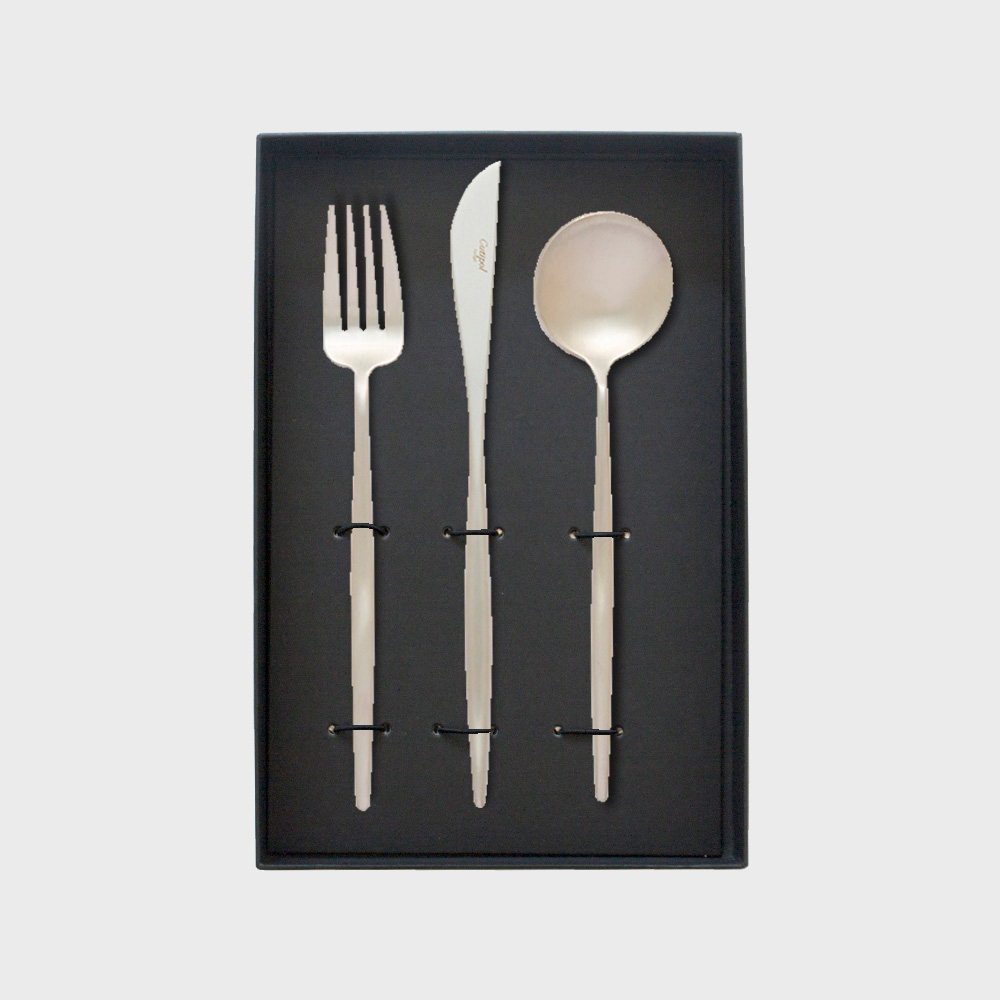 【限定価格】クチポール MOON MATT シルバー テーブル6点 Cutipol クチポール ムーン MOON MATT シルバー テーブル6点