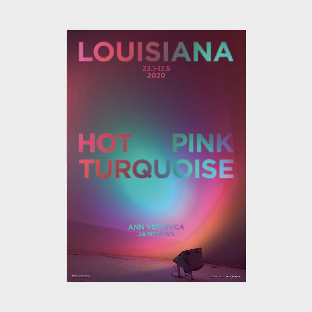 【LINEおともだち追加でｸｰﾎﾟﾝ】A1 ルイジアナ美術館 ポスター Ann Veronica Janssens - Hot Pink Turquoise (2020) [ 北欧 インテリア 玄関 アート おしゃれ 壁掛け 絵画 抽象画 風景 ] 11,858円