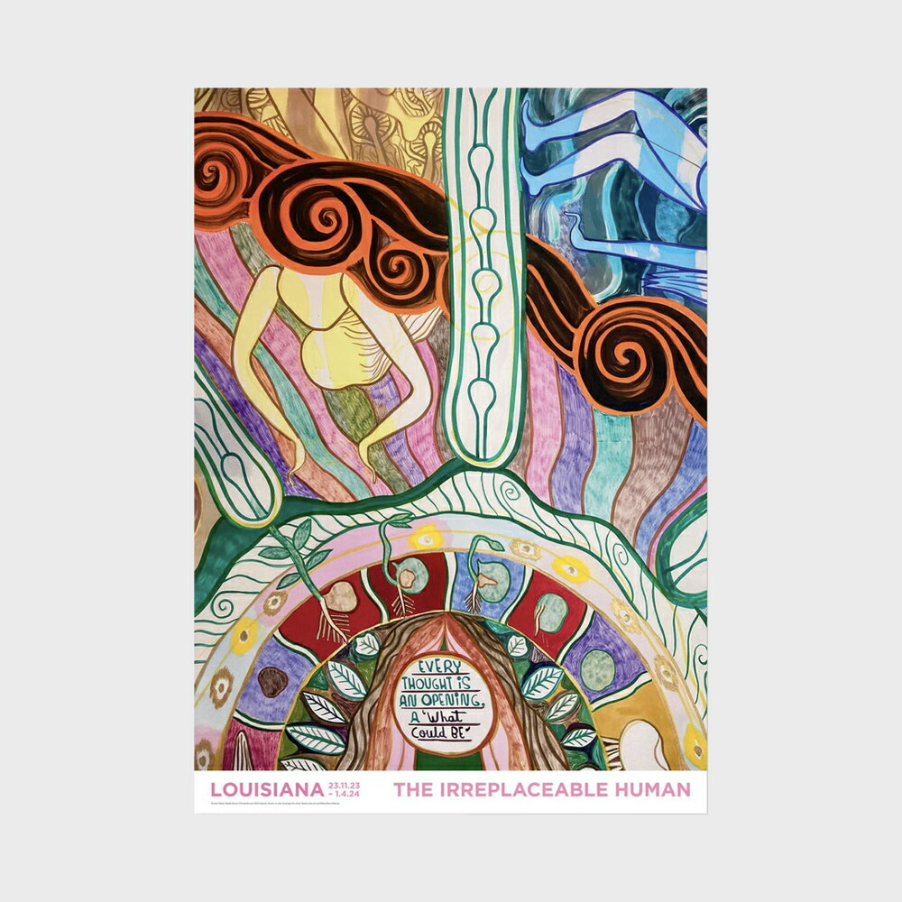 【LINEおともだち追加でｸｰﾎﾟﾝ】A1 ルイジアナ美術館 ポスター Emma Talbot - Seeds Grow in Fertile Ground (Every Thought is an Opening) (2023) [ 北欧 インテリア 玄関 アート おしゃれ 壁掛け 絵画 抽象画 風景 ]