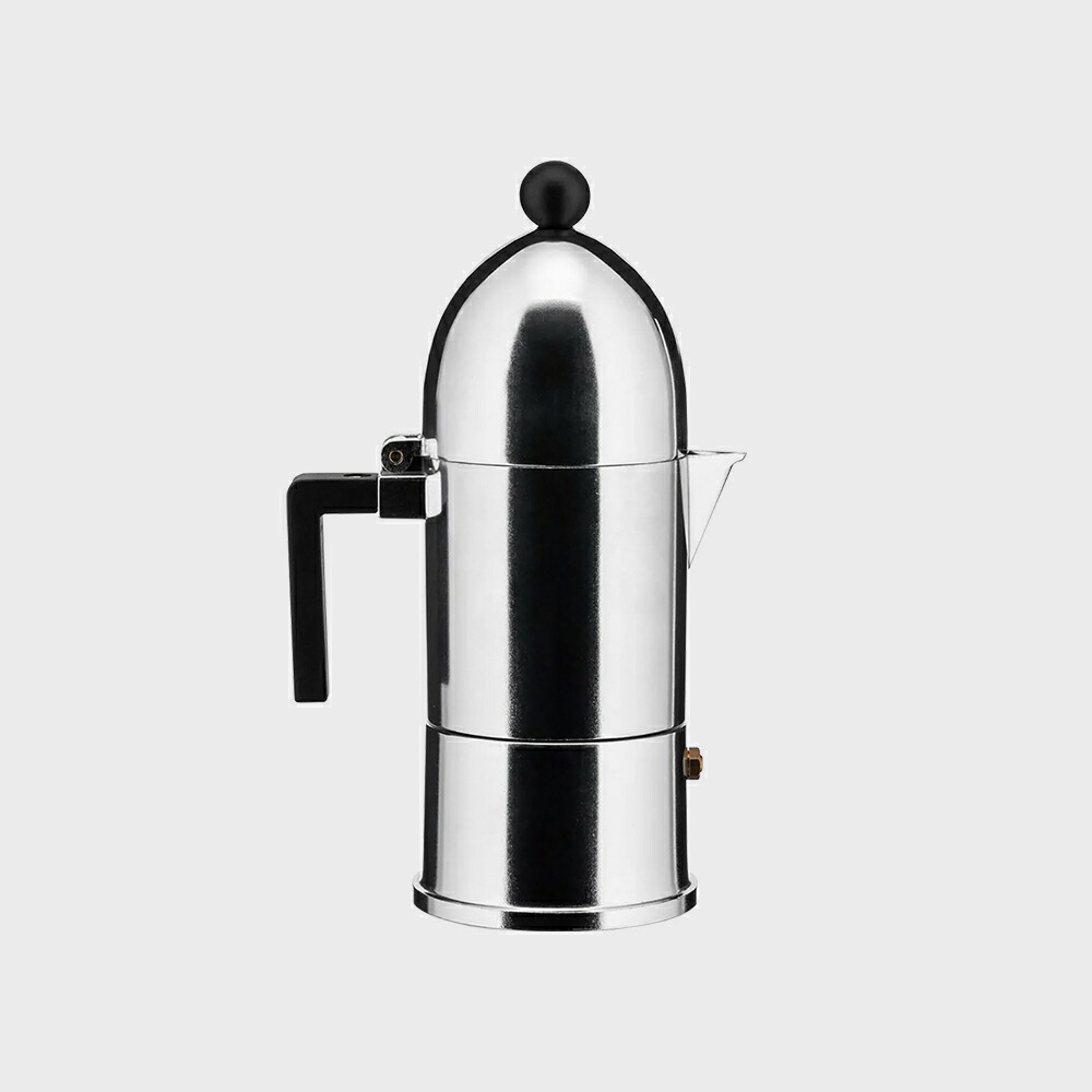 【LINEおともだち追加でｸｰﾎﾟﾝ】ALESSI アレッシ Aldo Rossi アルド・ロッシ エスプレッソコーヒーメーカー LA CUPOLA（ラ・クーポラ）- 3カップ用 [ マキネッタ エスプレッソマシン マキネッタ 直火 ラテ ]