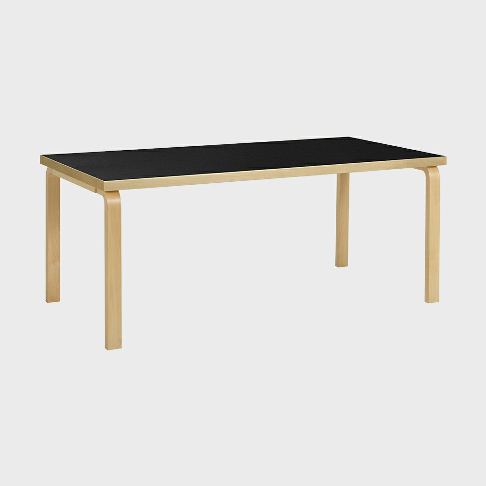 artek アルテック テーブル 83 黒 ブラック [ ダイニングテーブル artek アアルト 長方形 テーブル アルテック 木製 ダイニング 6人 リビング おしゃれ ]｜designshop