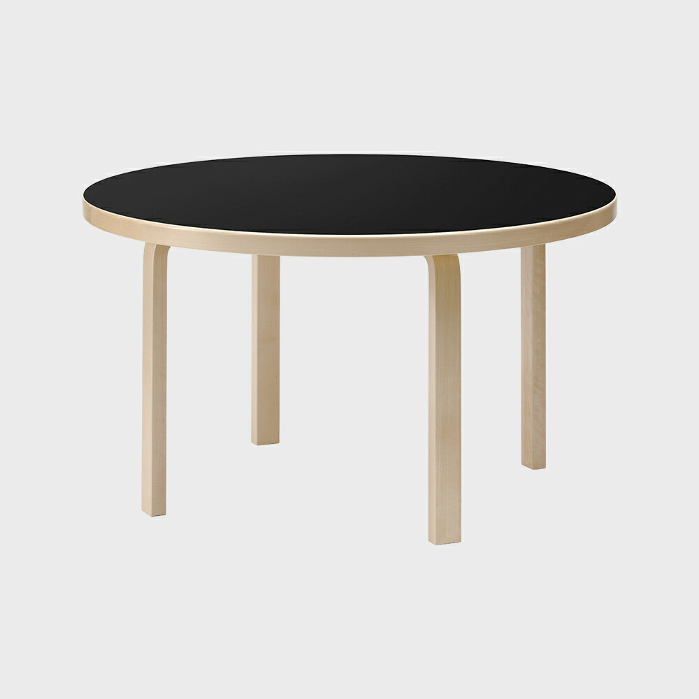 artek アルテック 丸 ラウンド テーブル ダイニング 91 黒 ブラック 120? / artek アアルト [ 丸型 丸テーブル アルテック ダイニングテーブル 120 おしゃれ ]