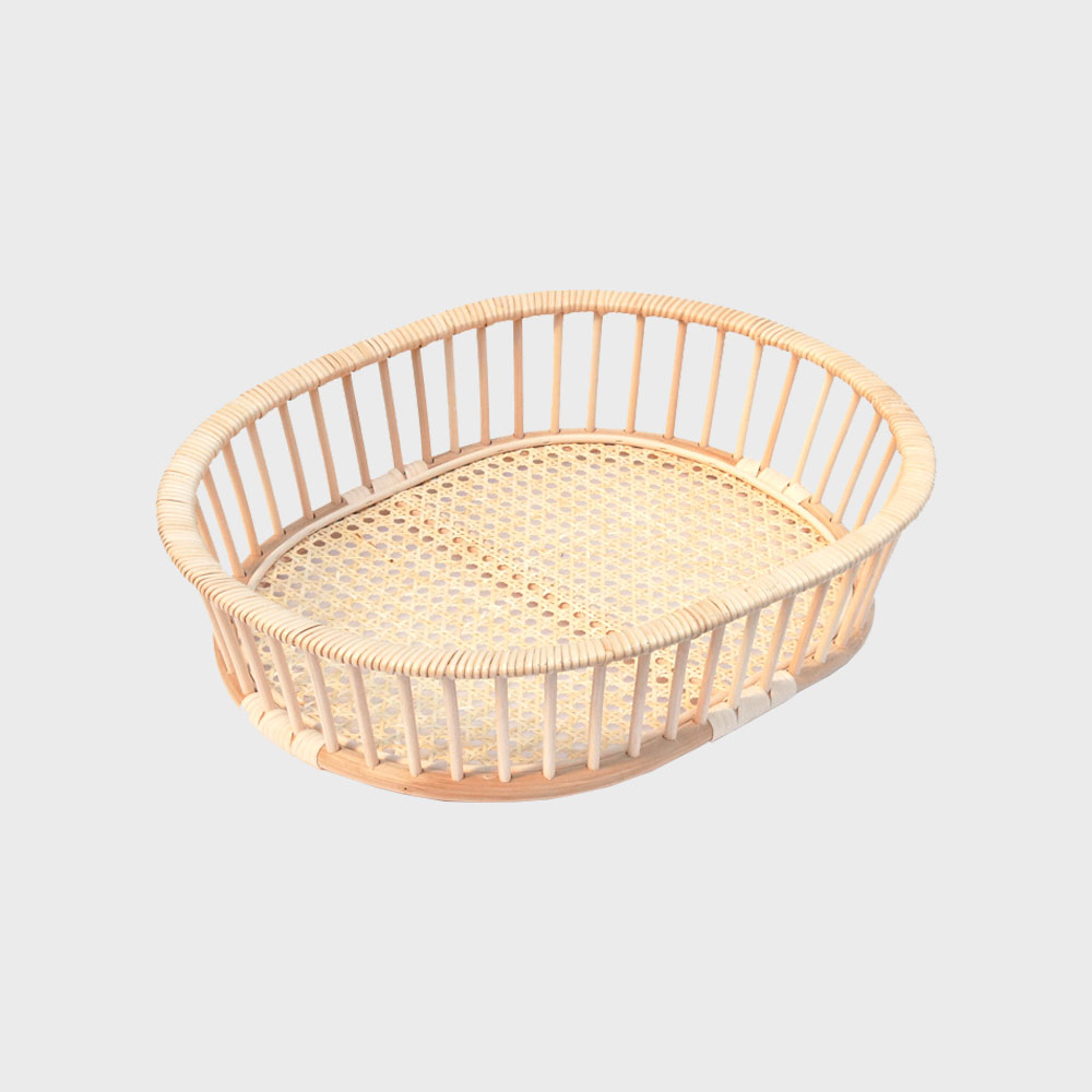 楽天市場】【特典あり】ツルヤ商店 ハイル 乱れかご オーバル h100[籐