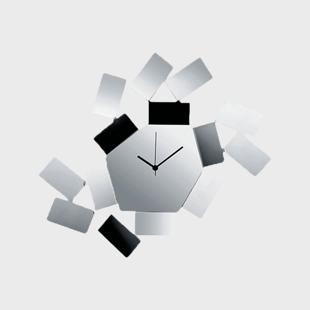 楽天市場】アレッシィ ALESSI LA STANZA DELLO SCIR 掛け時計 シルバー