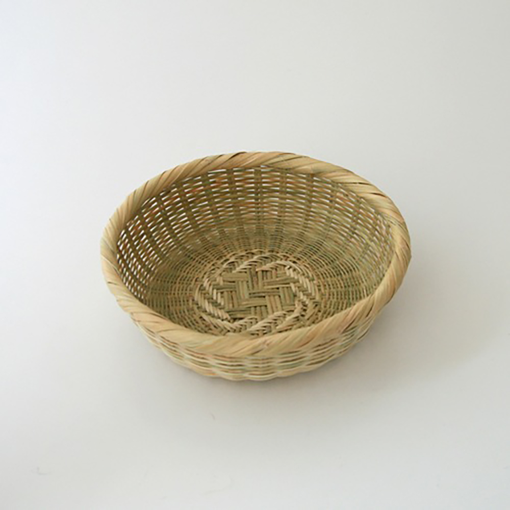 楽天市場】岩手 鳥越 竹細工｜取っ手つき楕円ざる 小 : designshop