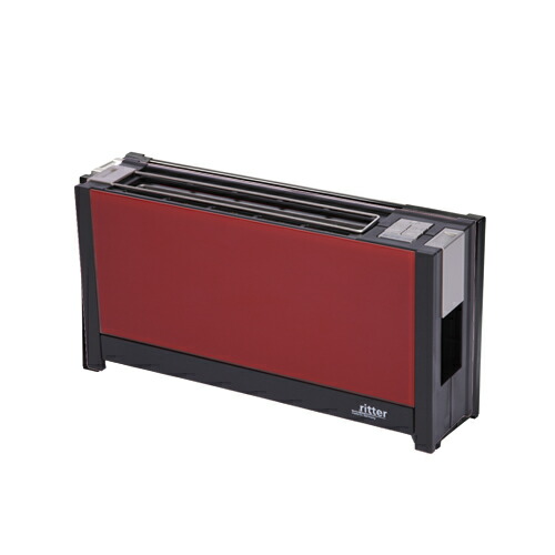 3980円 送料無料 ギフトラッピング 有料 対応 10 4 スタートダッシュクーポン配布中 ドイツ Ritter社 ポップアップ トースターvolcano5r 赤