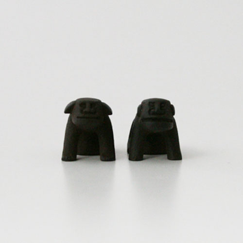 釜定 / 南部鉄器 / オーナメント / 狛犬 [ 狛犬 南部鉄器 / 釜定 ]