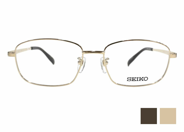 SEIKO sj9024 スクエア チタン フルリム 56size 日本製 軽量 伊達 度付き 老眼鏡 遠近両用 大きい メンズ メガネ めがね 眼鏡 新品 送料無料 56□17