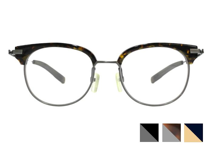 ディータ ランシアー DITA Lancier dlx414-a lsa-414 日本製 ボストン ブロー フルリム チタン 伊達 度付き メンズ レディース メガネ めがね 眼鏡 新品 送料無料 54□19｜アイカフェ