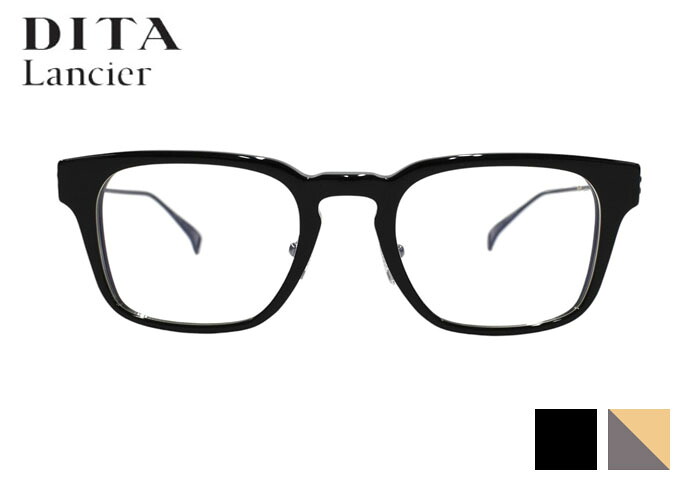 ディータ ランシアー DITA Lancier dlx446-a lsa-446 日本製 ウェリントン フルリム アセテート チタン 伊達 度付き メンズ レディース メガネ めがね 眼鏡 新品 送料無料 46□20｜アイカフェ