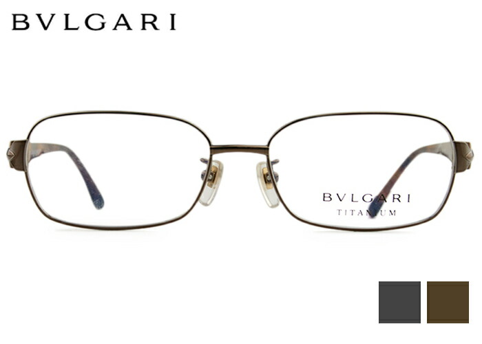 楽天市場】ブルガリ BVLGARI 2074T 54□17 2color スクエア チタン