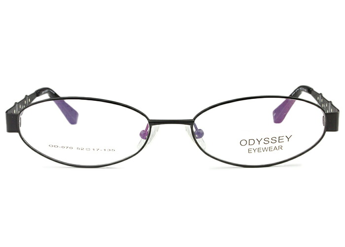 アイカフェ od-070 c.01 r41 ブラック 伊達 フルリム メガネ めがね 眼鏡 新品 送料無料