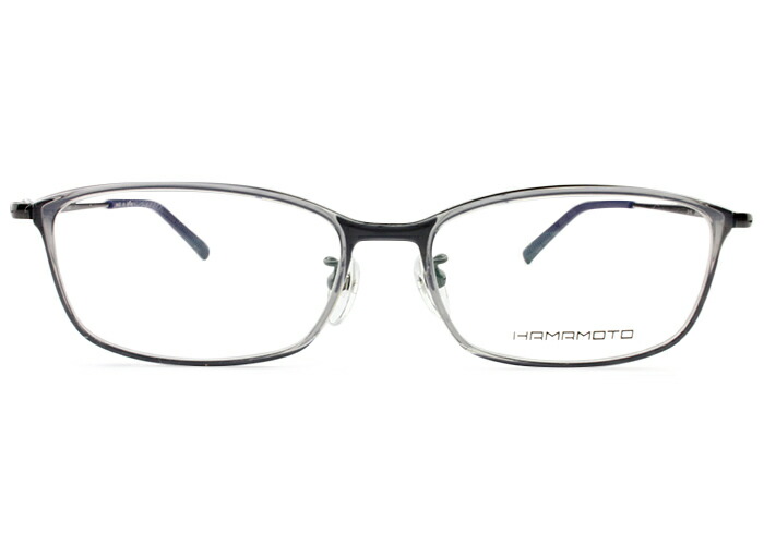 ハマモト HAMAMOTO ht-145 c.2 薄墨色 日本製 ht5 伊達 眼鏡 メガネ 新品 貨物輸送無料