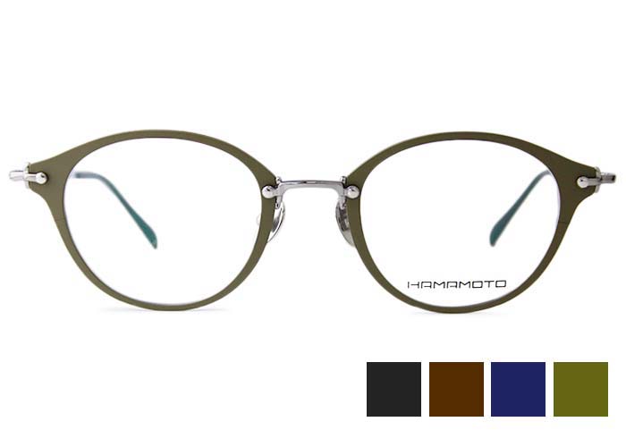 ハマモト HAMAMOTO ht-338 日本製 ht4 引っ敷き色つや 伊達 度付き添い人 老眼鏡 遠近両用 チタン 軽さ 延性のある 弾力性 眼鏡 めがね メガネ メンズ レディース 新品 貨物輸送無料 48□22