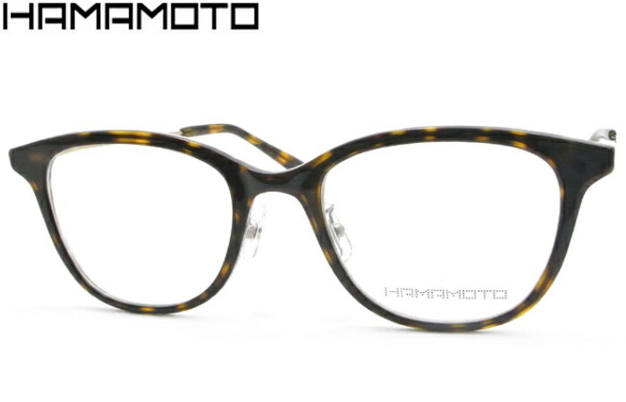 【26日まで限定！エントリーでP10倍】 ハマモト HAMAMOTO ht-564 c.2 ht9 デミ&times;クリア/アンティークゴールド 伊達 メガネ めがね 眼鏡 度付き メンズ レディース 新品 送料無料｜アイカフェ