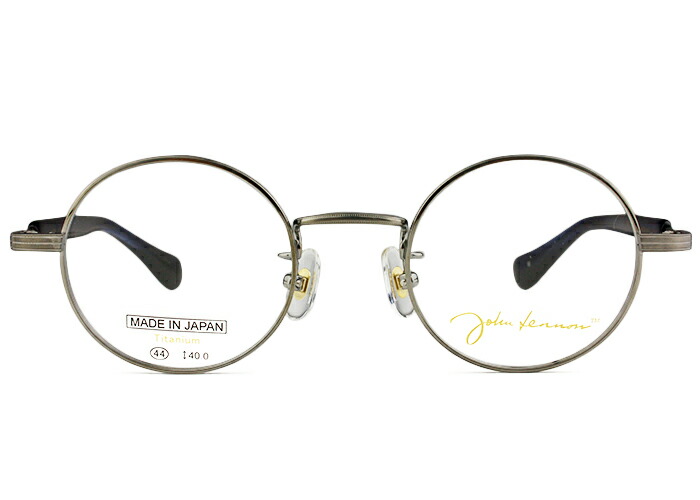 ジョンレノン John Lennon JL-1090 c.2 jl9 ヘアラインシルバーグレー/ブルーササ 伊達 度付き 丸 メガネ めがね 眼鏡 新品 送料無料 44□21 遠近両用 老眼鏡 クラシック シンプル ラウンド フルリム|アイカフェ