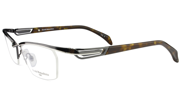 【楽天市場】マサキマツシマ フレーム Masaki Matsushima mf-1215 c.4 ガンメタル・シルバー/ガンメタル・シルバー・ブラウンデミ 眼鏡 メガネ 老眼鏡 遠近両用 新品