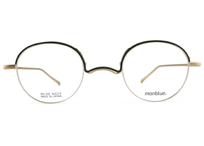 モン青碧 monblue mo-032 日本製 投機 鼻パッドなし 伊達 度なし 度付き添い人 メンズ レディース レトロ チタン ナイロール 老眼鏡 遠近両用 眼鏡 めがね メガネ 新品 貨物輸送無料 45□23.5 mo