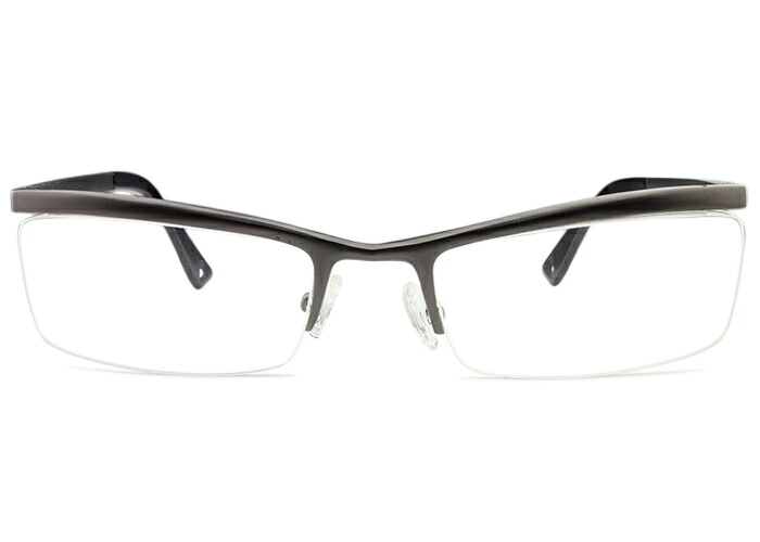 アイカフェ EYE CAFE ogb206 m011 グレー 6カーブ 軽量 メガネ めがね 眼鏡 伊達 度付き 新品 送料無料 55□20