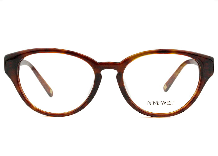 ナインウエスト NINE WEST NW5095AF 233 ブラウンデミ 伊達 度付き メガネ 新品 送料無料 めがね 眼鏡 51□17