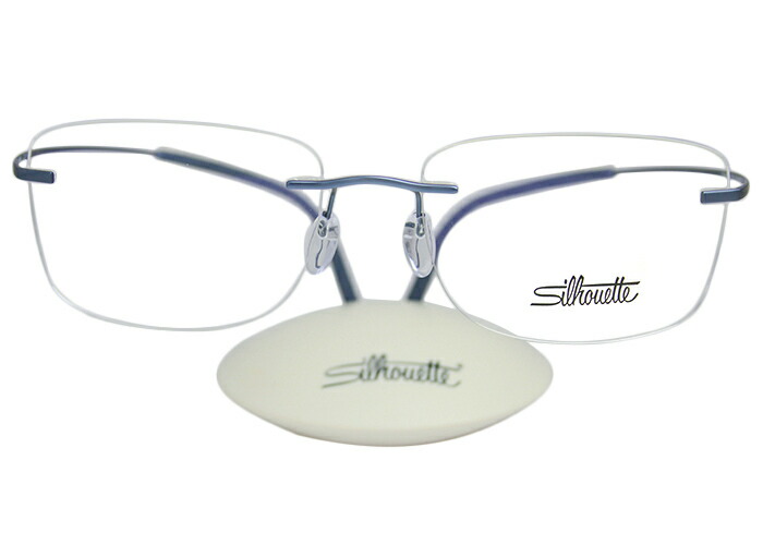 シルエット Silhouette 5541 4641 チタンミニマルアートアイコン アークティックブルー ARCTIC BLUE BS オーストリア製 ツーポイント 記憶形状 伊達 度付き チタン メガネ めがね 眼鏡 老眼鏡 遠近両用 リムレス フチ 縁 なし 新品 送料無料
