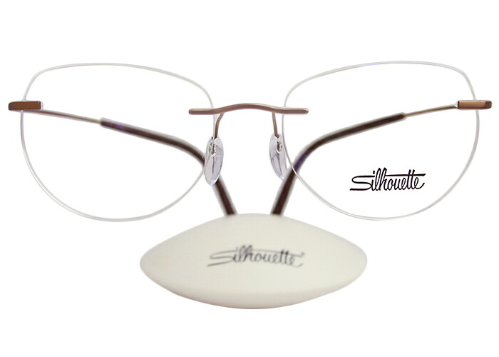シルエット Silhouette 5541 6041 チタンミニマルアートアイコン クラシックブロンズ CLASSIC BRONZE IW オーストリア製 ツーポイント 記憶形状 伊達 度付き チタン メガネ めがね 眼鏡 老眼鏡 遠近両用 リムレス フチ 縁 なし 新品 送料無料