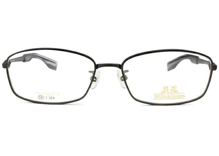 ウィリスアンドガイガー Willis&Geiger wg-1002 c.3 マットブラック メガネ 眼鏡 新品 送料無料