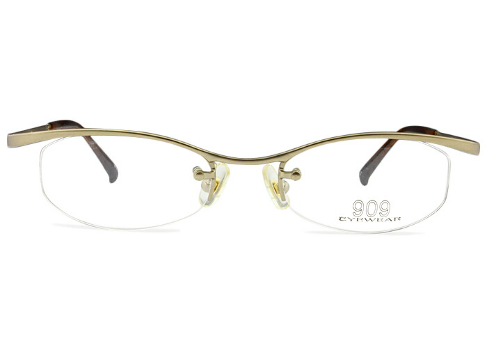 アイカフェ EYE CAFE 909 c.1 s16 ブラウン ワンポイント メガネ めがね 眼鏡 伊達 度付き 新品 送料無料