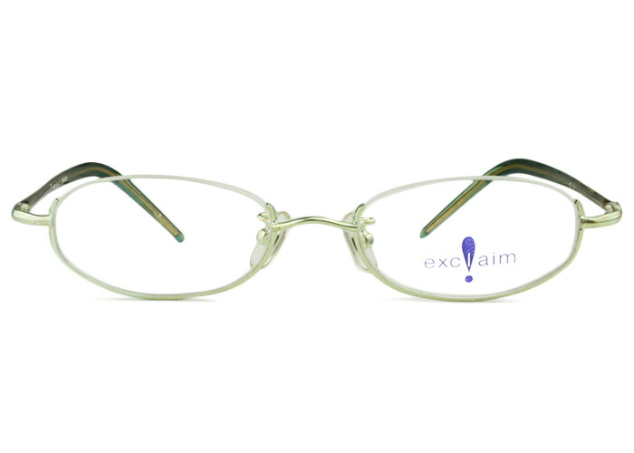 アイカフェ EYE CAFE ex-3003 c.5 緑であること アンダーリム メンズ レディース オーバル 老眼鏡 めがね 度付き添い人 伊達 眼鏡 メガネ 新品 貨物輸送無料 47□18 ug2