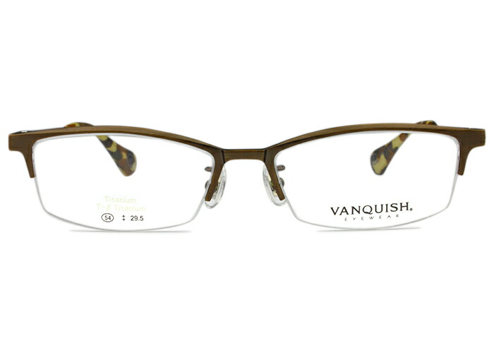バンキッシュ ヴァンキッシュ VANQUISH vq-1080 c.2 アンティークブラウン メガネ 眼鏡 新品 送料無料 vq2｜アイカフェ