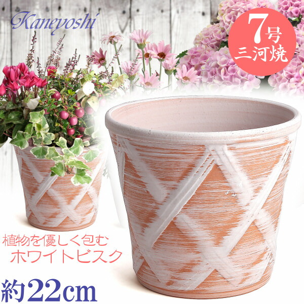 楽天市場】植木鉢 陶器 おしゃれ サイズ 21cm 安くて丈夫 駄温