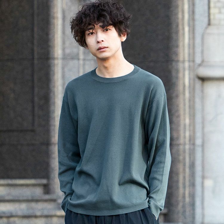 楽天市場 ニット メンズ テックリブ長袖春ニットセーター Tn1640 全4色xs Xxl Dcollection