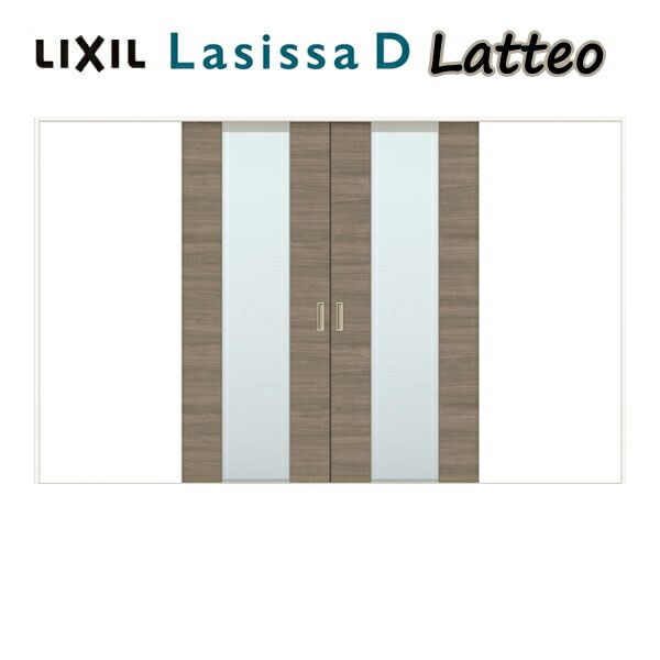 希少 楽天市場 4月はエントリーでp10倍 室内引戸 引分け戸 Vレール方式 ラシッサ D ラテオ ガラスタイプ Lgn ノンケーシング枠 32 W3253 H23mm リクシル 引き分け戸 建具 ドア 室内ドア 木製引き戸 おしゃれ 交換 リフォーム Diy リフォームおたすけdiy楽天