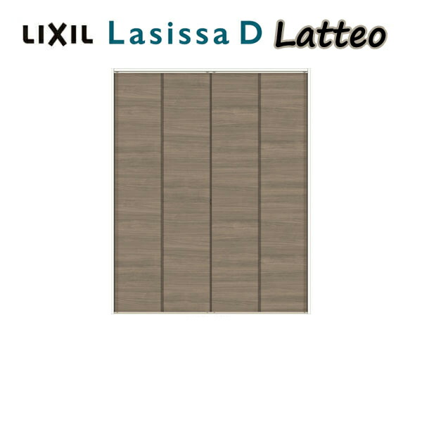 クローゼット折れ戸 扉 4枚折戸 ラシッサD ラテオ LAD 把手無 レールタイプ ノンケーシング枠 1220/13M20/1620/1720/18M20 リクシル LIXIL トステム TOSTEM 折戸 クローゼットドア 扉 折れ戸 建具 収納 交換 リフォーム DIY｜リフォームおたすけDIY店