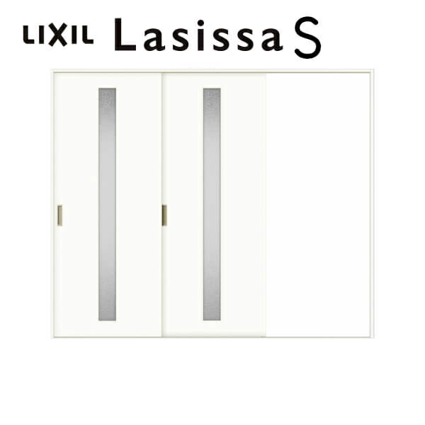  室内引き戸 Vレール方式 2枚建 片引き戸 ラシッサS LGA ノンケーシング枠 2420 W2432×H2023mm リクシル LIXIL トステム TOSTEM 室内ドア 室内引戸 引き戸 片引戸 建材 室内 建具 交換 リフォーム DIY