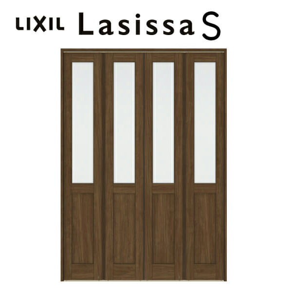 室内ドア 室内引き戸 ラシッサs 室内建具 Tostem 扉 ドア おしゃれ Diy リフォーム おしゃれ 戸 Lixil 居室ドア 9月はエントリーで全品p10倍 可動間仕切り 4枚建 折れ戸 ラシッサs ガラスタイプ Lga ケーシング枠 1623 W1644 H2306mm リクシル 室内引き戸 折戸 ドア