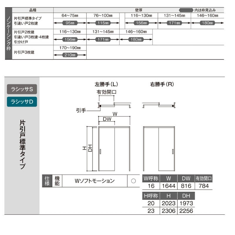 メーカー公式ショップ オーダーサイズ リクシル ラシッサＳ 可動