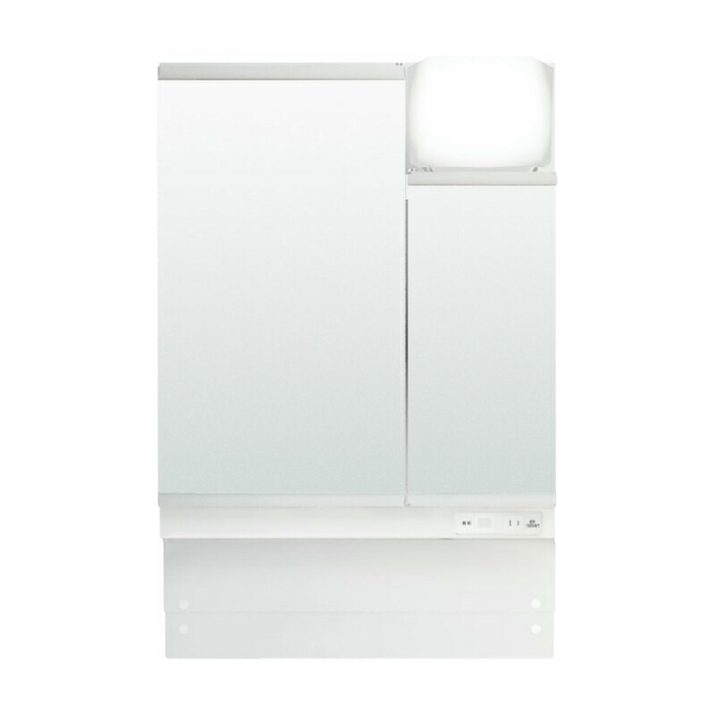 【納期繰り延べる中】 ピアラ 銀鏡収納家具 間口W600粍 MAJX2-602TZJU 2面鏡 アジャスト銀鏡 白熱電球形LED 全納める 全高1780～1900粍用 くもり止め厚地の外套付 洗面台 今めかしい