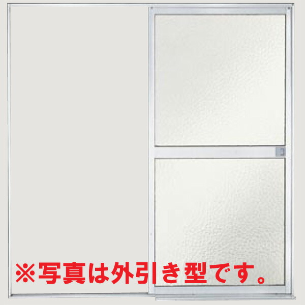 浴室ドア 枠付 LIXIL リクシル トステム 浴室引戸(引き戸) 片引戸(引き戸)・内引き型（浴槽側） 樹脂パネル U-16-17 W1670*H1757【風呂】【アルミサッシ】【引戸(引き戸)】｜リフォームおたすけDIY店