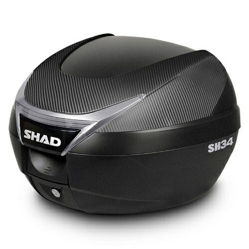 【マラソンクーポンあり】バイク リアボックス ハードケース SHAD(シャッド) SH34CA トップケース 【カーボン】バイクボックス リアボックス リアケース トップケース トップボックス 大容量 【取り寄せ】