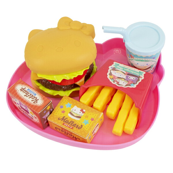 楽天市場】ハローキティ モグモグフードコート ハンバーガーや